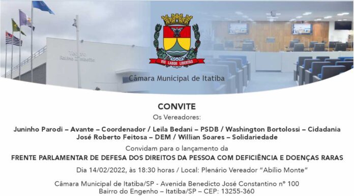 Frente Parlamentar em Defesa das Pessoas com Deficiência Física e Doenças Raras
